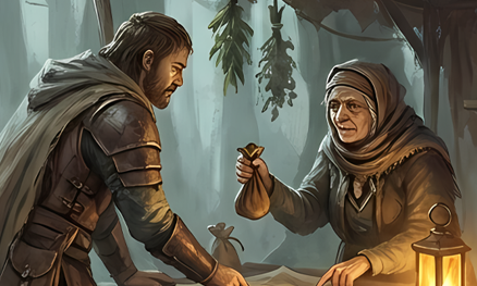 A man look at a distant cityscape in the desert